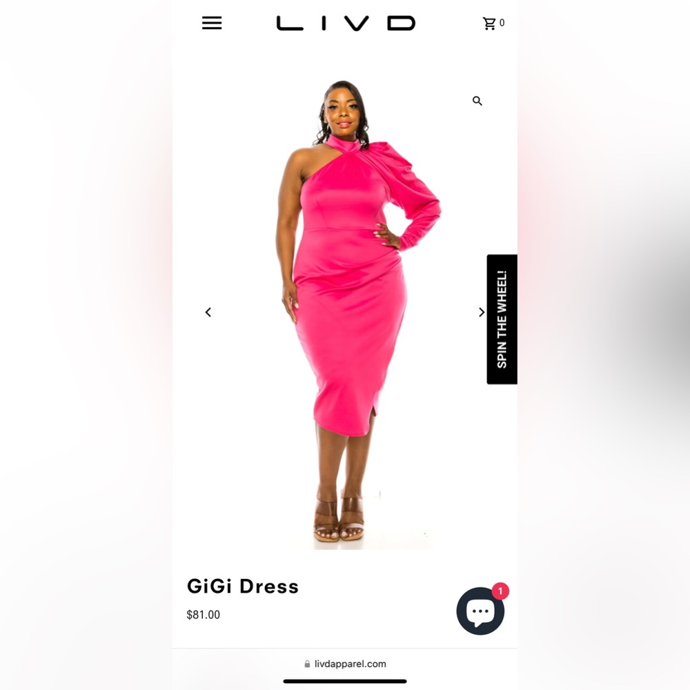 LIVD plus sized dress